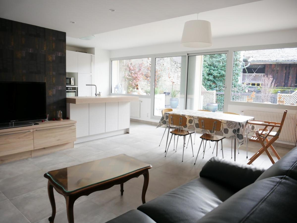 Superbe Appartement En Centre Ville Avec Terrasse Thonon-les-Bains Luaran gambar